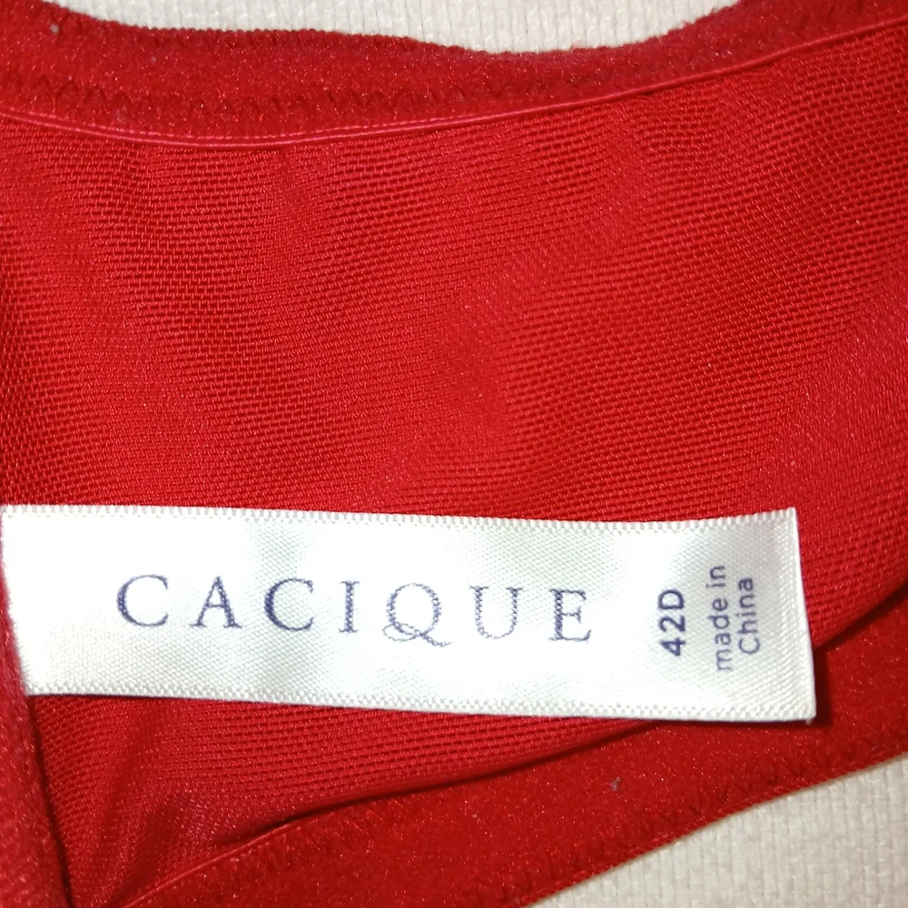 Sz.42D Womens Cacique Boost Plunge Bra - Picture 9 of 10